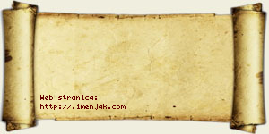 Jovana Nikašinović vizit kartica